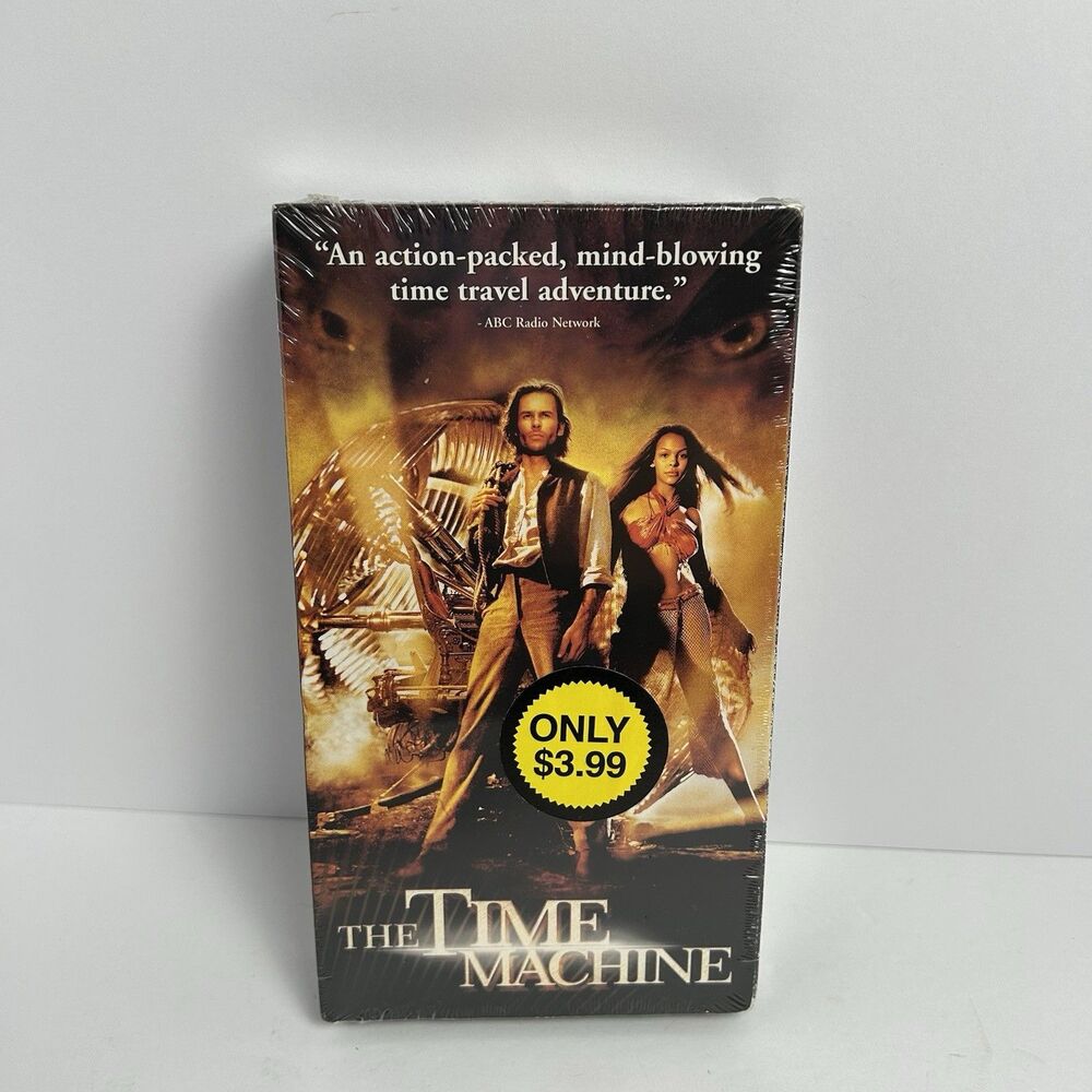 The Time Machine VHS Movie 2002 Mega Rare Spanish Edition Sci-fi New Sealed Read